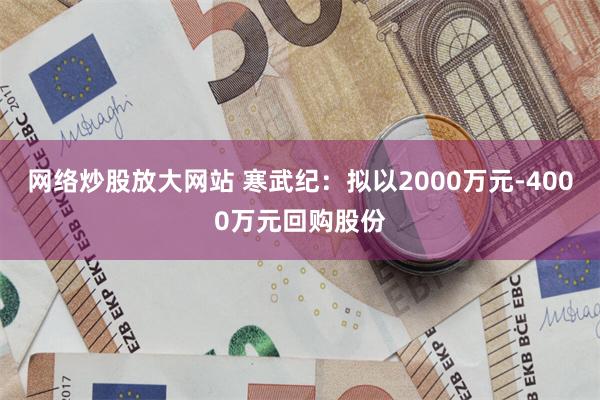 网络炒股放大网站 寒武纪：拟以2000万元-4000万元回购股份